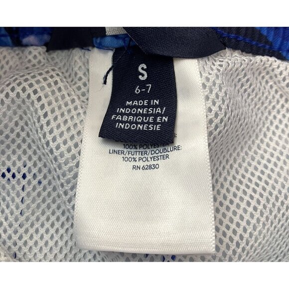 Lands' End NWT Blue Shark Swim Trunks Shorts Swimsuit Sz S - Picture 3 of 8